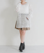 画像をギャラリービューアに読み込む, 【一部店舗限定】シアーレースニットプルオーバー/TT658302