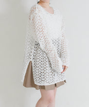 画像をギャラリービューアに読み込む, 【一部店舗限定】シアーレースニットプルオーバー/TT658302