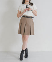 画像をギャラリービューアに読み込む, 【一部店舗限定】フロントリボン半袖ニット/TT658304