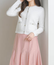 画像をギャラリービューアに読み込む, ステッチ配色ミラノカーディガン/MM618404