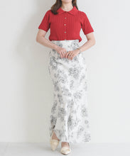 画像をギャラリービューアに読み込む, 【予約販売/4月中旬発売予定】フラワージュイレースアップマーメイドスカート/MM627205