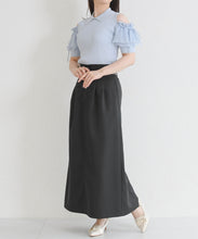 画像をギャラリービューアに読み込む, 【予約販売/4下中旬発売予定】肩開きプリーツギャザーニット/TT628309