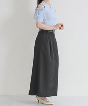 画像をギャラリービューアに読み込む, 【予約販売/4下中旬発売予定】肩開きプリーツギャザーニット/TT628309