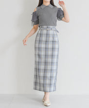 画像をギャラリービューアに読み込む, 【予約販売/4下中旬発売予定】肩開きプリーツギャザーニット/TT628309