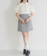 画像をギャラリービューアに読み込む, 【予約販売/4下中旬発売予定】肩開きプリーツギャザーニット/TT628309