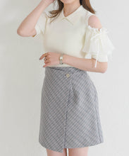 画像をギャラリービューアに読み込む, 【予約販売/4下中旬発売予定】肩開きプリーツギャザーニット/TT628309