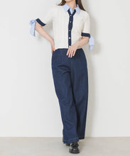 画像をギャラリービューアに読み込む, ケーブル編みレイヤードカーディガン/TT628404