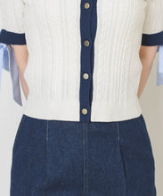 画像をギャラリービューアに読み込む, ケーブル編みレイヤードカーディガン/TT628404