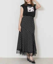 画像をギャラリービューアに読み込む, 【予約販売/4月下旬発売予定】アシメレーストリムスカート/TT627202