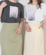 画像をギャラリービューアに読み込む, フラワープリントグラフィックTシャツ/TT628201