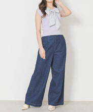 画像をギャラリービューアに読み込む, 【予約販売/4月下旬発売予定】ボウタイフレンチ袖ニット/TT628308