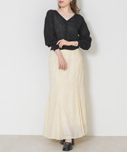 画像をギャラリービューアに読み込む, 【予約販売/4月下旬発売予定】Vネックシアーカーディガン/TT628403