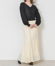 画像をギャラリービューアに読み込む, 【予約販売/4月下旬発売予定】Vネックシアーカーディガン/TT628403