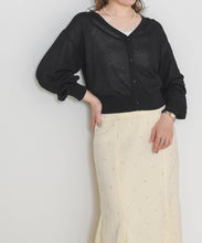 画像をギャラリービューアに読み込む, 【予約販売/4月下旬発売予定】Vネックシアーカーディガン/TT628403