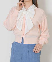 画像をギャラリービューアに読み込む, 【予約販売/4月下旬発売予定】Vネックシアーカーディガン/TT628403