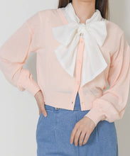 画像をギャラリービューアに読み込む, 【予約販売/4月下旬発売予定】Vネックシアーカーディガン/TT628403