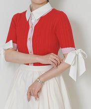 画像をギャラリービューアに読み込む, ケーブル編みレイヤードカーディガン/TT628404