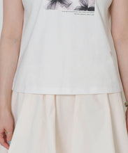 画像をギャラリービューアに読み込む, リボンプリントフレンチスリーブTシャツ/TT628202