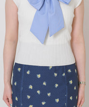 画像をギャラリービューアに読み込む, 【予約販売/4月下旬発売予定】ボウタイフレンチ袖ニット/TT628308