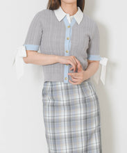 画像をギャラリービューアに読み込む, 【予約販売/4月中旬発売予定】ケーブル編みレイヤードカーディガン/TT628404