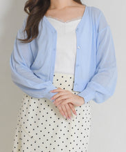 画像をギャラリービューアに読み込む, 【予約販売/4月下旬発売予定】Vネックシアーカーディガン/TT628403