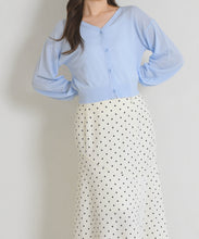 画像をギャラリービューアに読み込む, 【予約販売/4月下旬発売予定】Vネックシアーカーディガン/TT628403