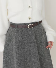 画像をギャラリービューアに読み込む, 【先行予約/10月上旬入荷予定】ベルト付きミニフレアスカート/TT637205