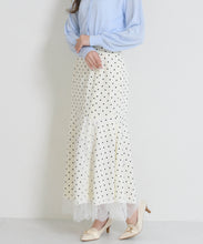 画像をギャラリービューアに読み込む, 【予約販売/4月下旬発売予定】アシメレーストリムスカート/TT627202