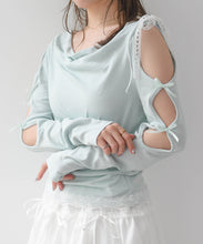 画像をギャラリービューアに読み込む, 【一部店舗限定】ドレープリボントップス/TT658208