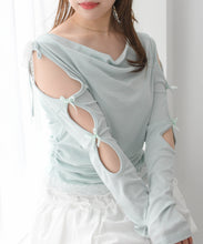 画像をギャラリービューアに読み込む, 【一部店舗限定】ドレープリボントップス/TT658208