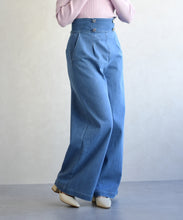 画像をギャラリービューアに読み込む, レースアップデニムワイドパンツ/TT617301
