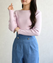 画像をギャラリービューアに読み込む, ボートネックリブニット/TT618302