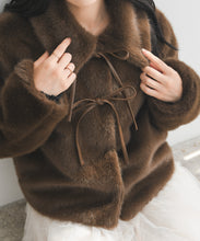 画像をギャラリービューアに読み込む, 【予約販売/10月中旬入荷予定】リボンフェイクファーショートブルゾン/TT648607