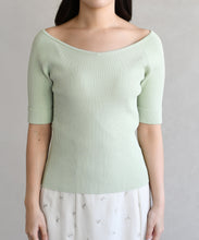 画像をギャラリービューアに読み込む, ショルダーリボンニット/TT628301