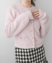 画像をギャラリービューアに読み込む, 【予約販売/10月中旬入荷予定】クルーネックシャギーカーディガン/TT638405