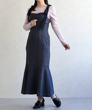 画像をギャラリービューアに読み込む, 肩リボンデニムライクジャンスカ/TT617405