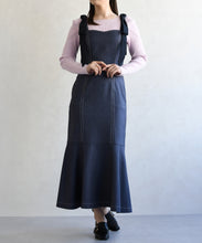 画像をギャラリービューアに読み込む, 肩リボンデニムライクジャンスカ/TT617405