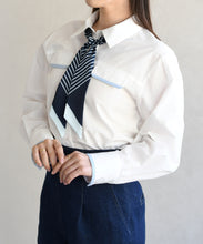 画像をギャラリービューアに読み込む, スカーフ付きシャツブラウス/TT618103