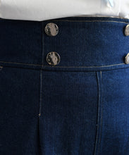 画像をギャラリービューアに読み込む, レースアップデニムワイドパンツ/TT617301