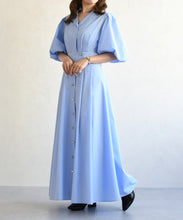 画像をギャラリービューアに読み込む, パフスリーブシャツワンピース/TT617402