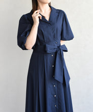 画像をギャラリービューアに読み込む, パフスリーブシャツワンピース/TT617402