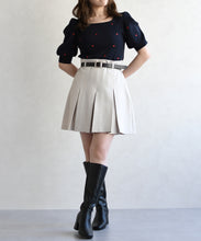 画像をギャラリービューアに読み込む, 5分袖ハート刺繍ニット/TT628305