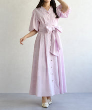 画像をギャラリービューアに読み込む, パフスリーブシャツワンピース/TT617402
