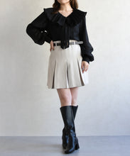 画像をギャラリービューアに読み込む, 襟プリーツシアーブラウス/TT618101