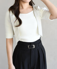画像をギャラリービューアに読み込む, ショルダーリボンニット/TT628301