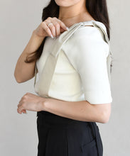 画像をギャラリービューアに読み込む, ショルダーリボンニット/TT628301