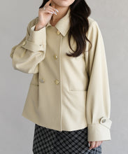 画像をギャラリービューアに読み込む, リボンタイ付きブルゾン/TT618502