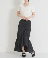 画像をギャラリービューアに読み込む, スカラップ透かし編みカーディガン/TT628405