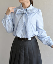 画像をギャラリービューアに読み込む, ボウタイ衿シャツブラウス/TT618102