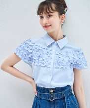 画像をギャラリービューアに読み込む, ヨークギャザーフリルブラウス/TT518109